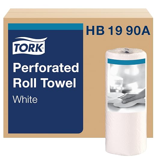 Tork HB1990A Perforated Paper Roll Towel, 30 Rolls, 84 per Roll by Tork