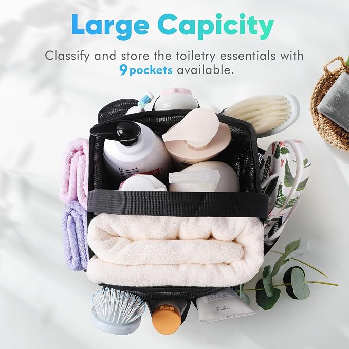 EUDELE Mesh Shower Caddy Portable - Image 4