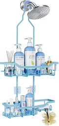 Upgraded Extended Length Shower Organizer by Joqixon
