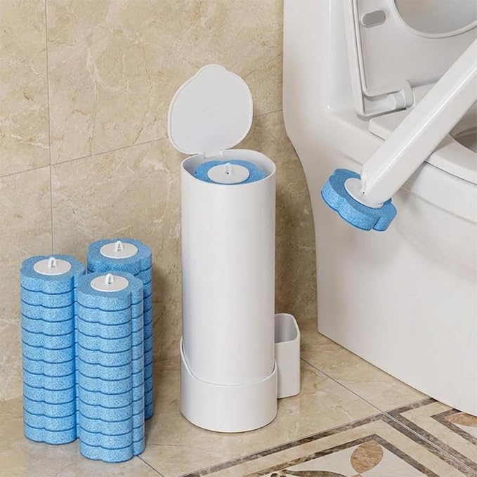 Disposable Toilet Brush Wand Starter Kit - Image 9