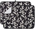 FRESHMINT Dish Drying Mats 2 Pack, Verdant Leaves | Quick Dry, Ultra Absorbent by FRESHMINT