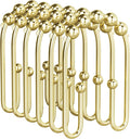 AmazerBath Shower Curtain Hooks Gold Shower Curtain Rings Rust Proof, Double by AmazerBath