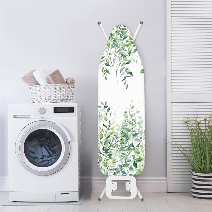 Green Leaves Ironing Board Cover and Pad Standard Full Size Iron Covers - Image 4