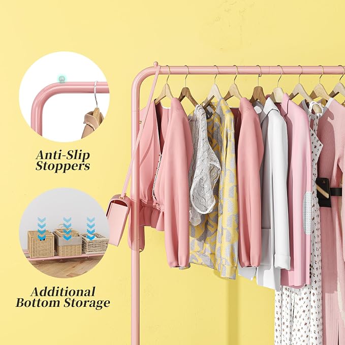 Simple Trending Clothes Clothing Garment Rack, Clothes Organizer, 360° Lockable - Image 6