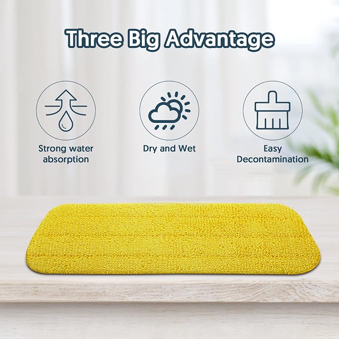Washable Mop Pads for Swiffer PowerMop: Microfiber Wet Mops Refills 7 Pack - Image 4