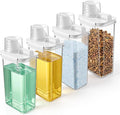 4 Pack 77.8 oz Laundry Detergent Dispenser, Large Capacity PET Plastic Liquid by Unknown