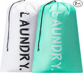 2 Pack Travel Laundry Bag, Extra Large Dirty Clothes Organizer by Unknown