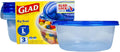 Glad GladWare Big Bowl Food Storage Containers, Large Round, 48 Oz, and meal by GladTrashFoodStorage