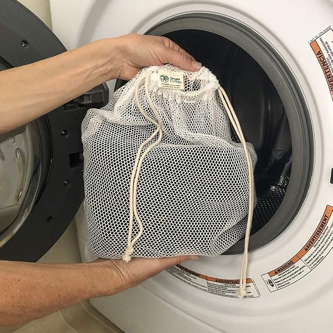Simple Ecology Organic Cotton Mesh Laundry Bag – X-Large 2-Pack - Image 7