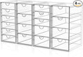 Acrylic Makeup Organizer with 19 Drawers, Storage Drawer Organizer | Bathroom by YFXCVSL