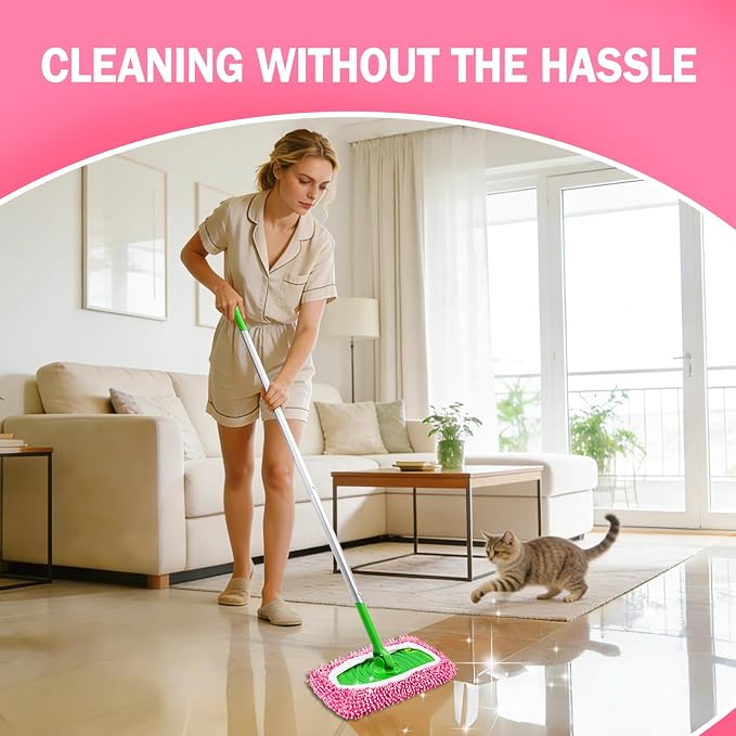 6 Pack Reusable Mop Pads Compatible - Image 8