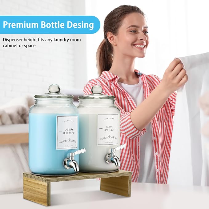 2-Pack Glass Laundry Detergent Dispenser - Image 7