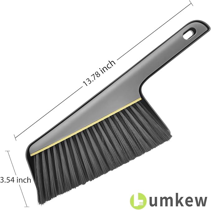 Lumkew Small Broom and Dustpan Set, Hand Mini Dust-Pan and Brush, Handheld - Image 7