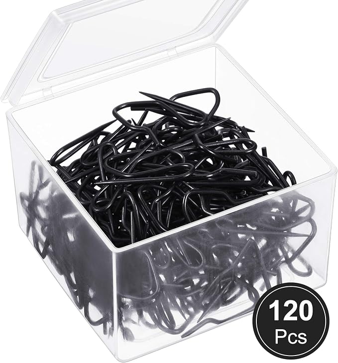 Shappy 120 Pack Drapery Hooks Pins - Image 4
