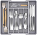 Lifewit Expandable Silverware Drawer Organizer, Kitchen Utensil Tray | BPA-free by Lifewit