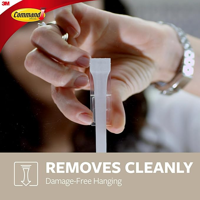 Command Large Matte Black Double Hooks, 2 Hooks and 2 Strips, Damage Free - Image 4