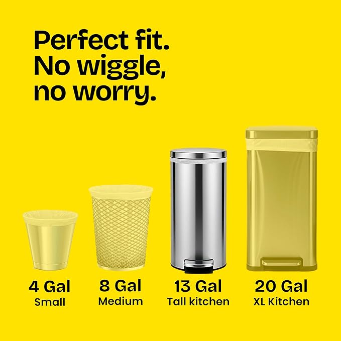 Glad ForceFlex Tall Kitchen Trash Bags, 13 Gallon, Fresh Clean - Image 5