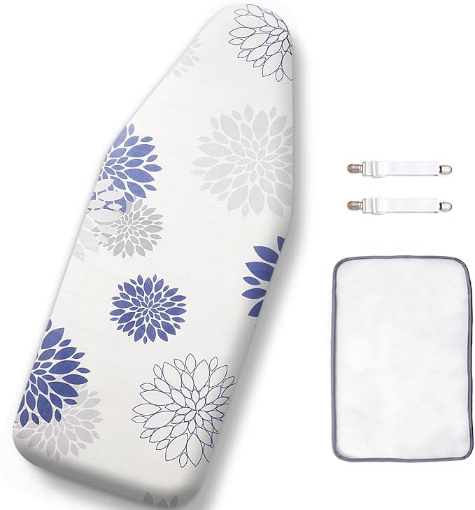 SheeChung 12.5"x32" Small Ironing Board Cover and Pad, Mini Iron Board Cover by SheeChung