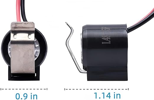 W10225581 Refrigerator Bimetal Defrost Thermostat Replacement Part- Exact Fit for Whirlpool KitchenAid and Kenmore Refrigerators - Replaces WPW10225581, PS11750673, 2149849, AP6017375, PS237680