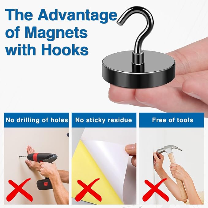 LOVIMAG Magnetic Hooks for Cruise Essentials 2026 Cabins Door 25 P - Image 5