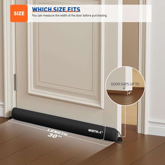 MAGZO Door Draft Stopper 30 Inches - Image 3