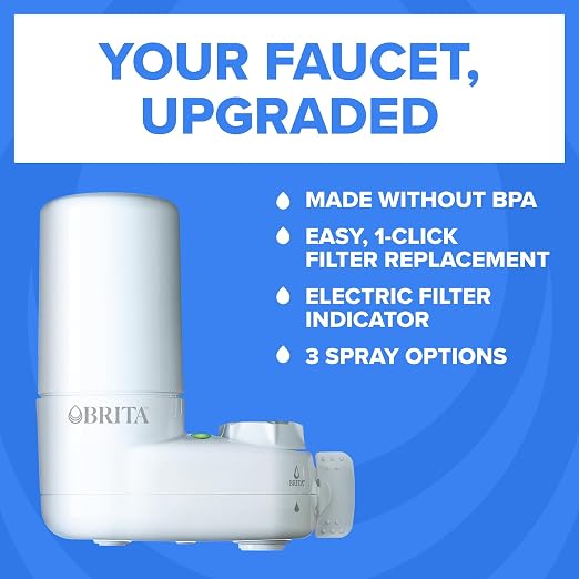 Brita Faucet Mount Water Filter System, Includes 1 Filter, Easy Install - Image 3