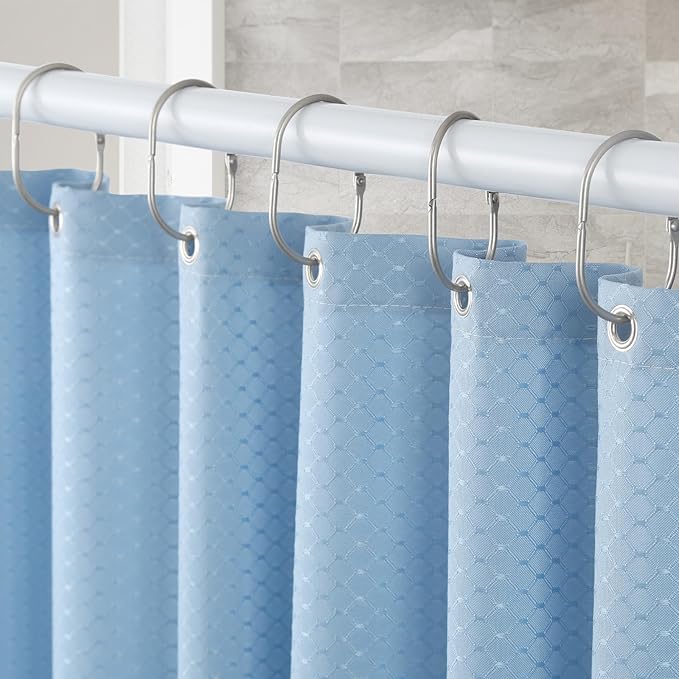 Shower Curtain Rings, Oval Snap Shower Rings - Image 2
