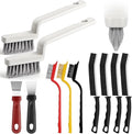 11Pcs V-Shaped Grout Cleaning Brush Set, by JiedHiur