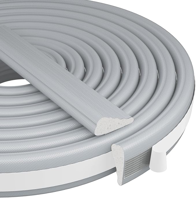 Kneelisa 196” Wedge-Shape Foam Window Weather Stripping Door Seal | by KNEELISA