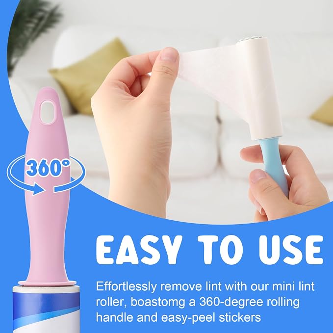 Hushee 48 Pack Mini Lint Roller - Image 3