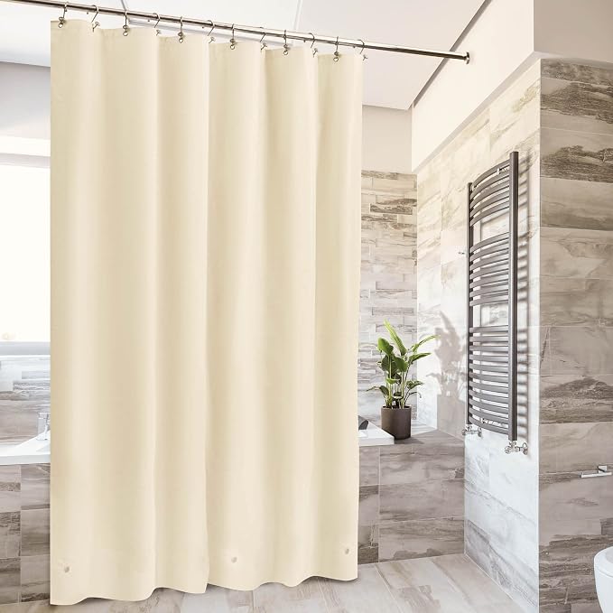 Barossa Design Beige Shower Curtain Liner Standard Size - Image 2