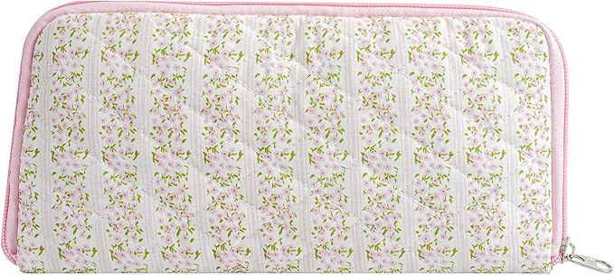 JOVAKIT Quilted Makeup Brush Holder Travel Cosmetic Bag by JOVAKIT
