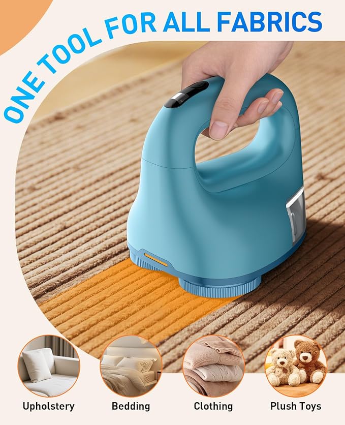 Fabric Shaver with Dual Head, 2X Faster Lint Remover - Image 6