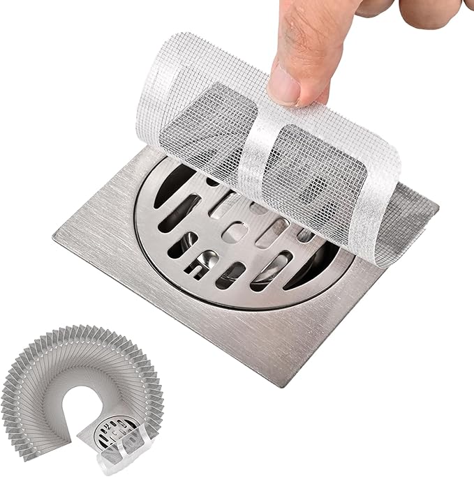 50Pcs Disposable Floor Drain Sticker, Shower Drain Hair Catcher, Hair Drain by Unknown