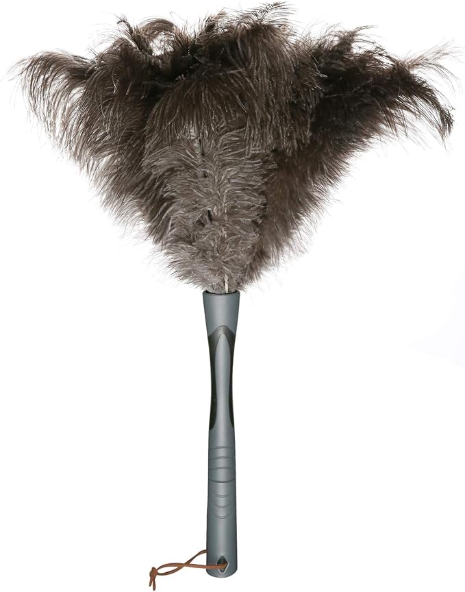 Midoneat Ostrich Feather Duster, Big and Soft and Fluffy Microfiber Duster by Midoneat