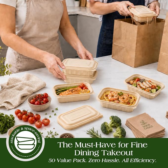 100 Piece Meal Prep Containers - Image 6