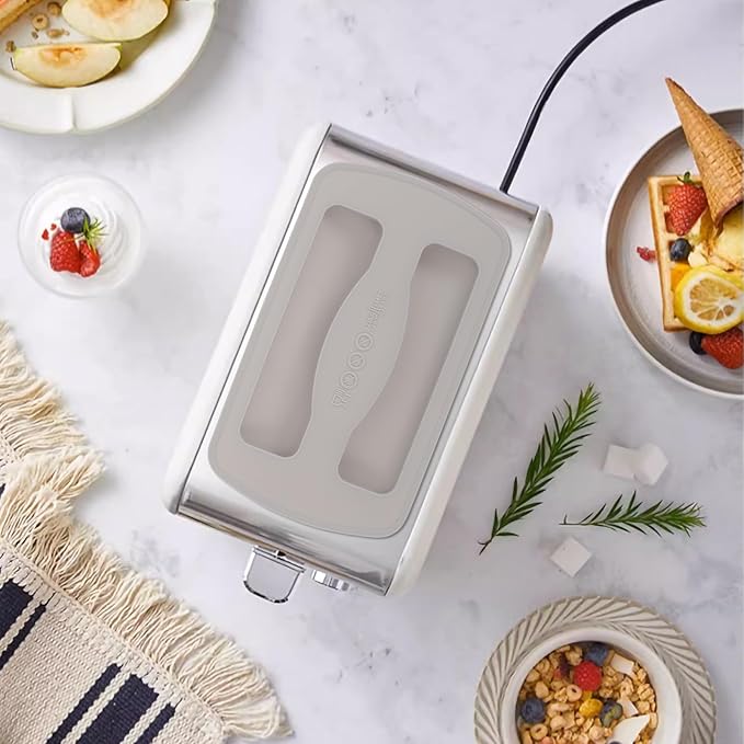 Toaster Lid Cover Replacement Silicone Breakfast 2 Slices Bread Machine Cover Electric Toaster Upper for Machine Part Accessories(grey)