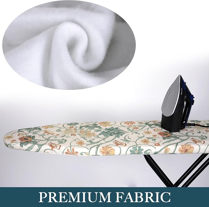 veiox 15″x54″ Ironing Board Cover and Pad, Heatproof Surface, Easy Fit Elastic - Image 6