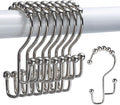 SUTINE Shower Curtain Hooks, Stainless Steel Bathroom Shower Hooks by SUTINE