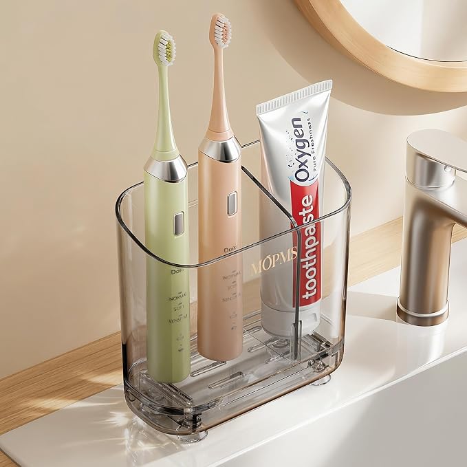 MOPMS Toothbrush Holders with Drainage by MOPMS