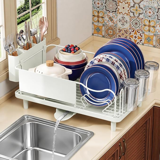KINGRACK Dish Drying Rack for Kitchen Counter, Dish Drainer - Image 2