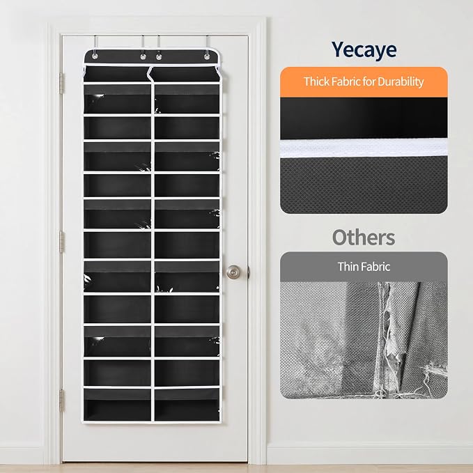 Yecaye 6 Tier Over The Door Organizer, Door Organizer - Image 3