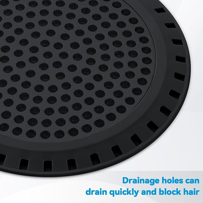 Shower Drain Hair Catcher, Aluvor Shower Drain Cover Bathtub Drain Strainer | - Image 3