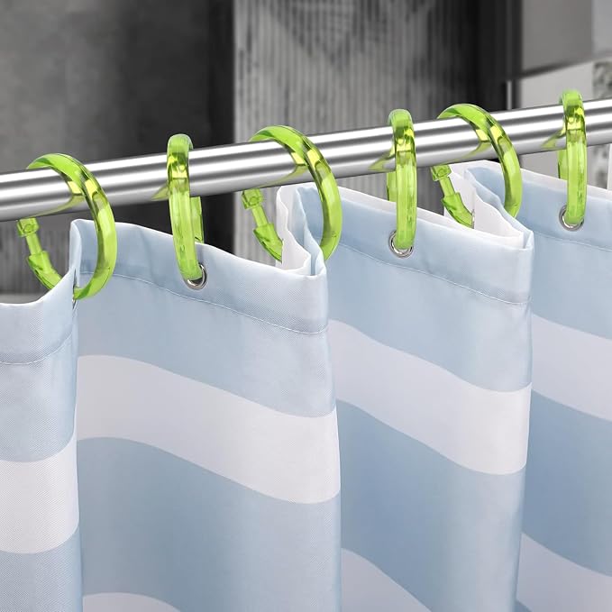Green Shower Curtain Hooks - Image 5