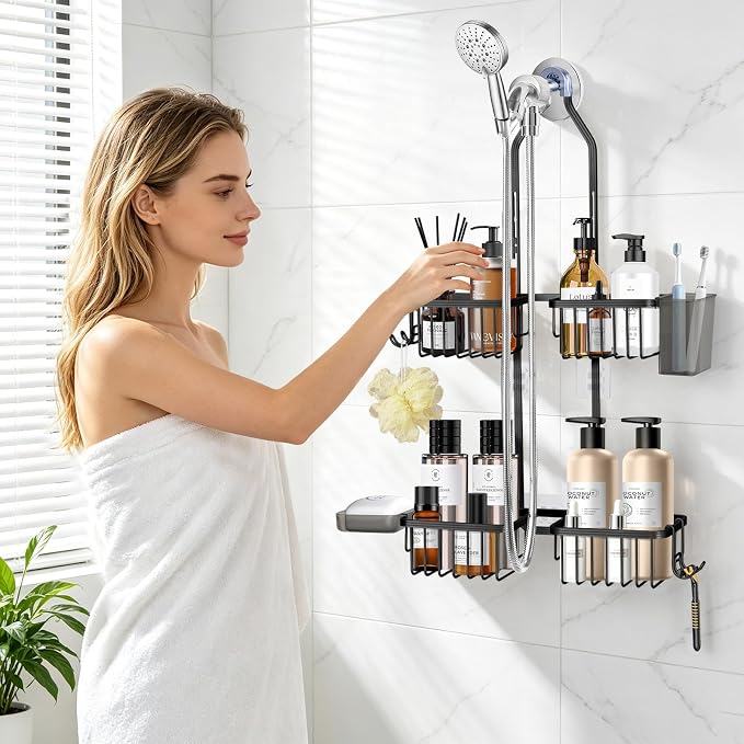 Adjustable Hanging Shower Caddy - Image 7