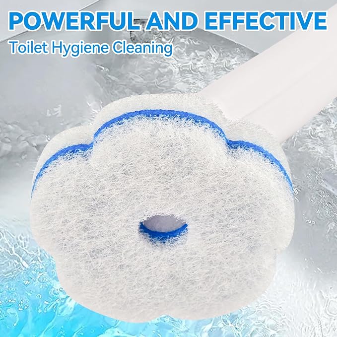 Disposable Toilet Brush System & 48 Scrubbing Refills - Image 5