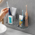 3 Slots Detachable Toothbrush Holders Wall Mounted by VNYIFAN