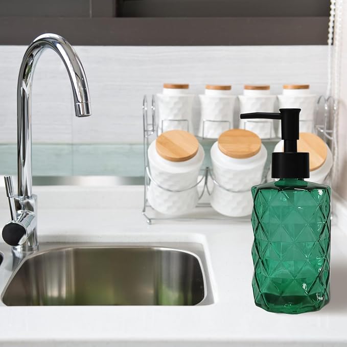 YYTSGG Green Bathroom Soap Dispenser Set - Image 5