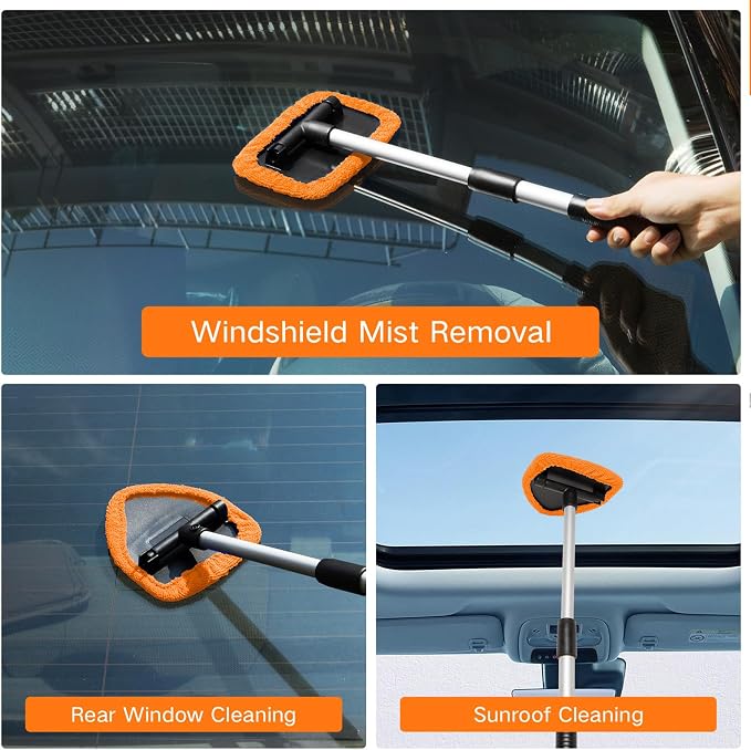 Qydipclin 7pcs Windshield Cleaner Tool Car Window Cleaning Wash Kit - Image 2