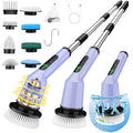 Electric Spin Scrubber, Waterproof Cordless Bathroom Shower Cleaner Brush | 8 by CTMAST